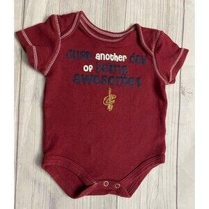 NBA Cleveland Cavaliers Basketball Baby Onesie Bodysuit Outfit, Size 0-3 months